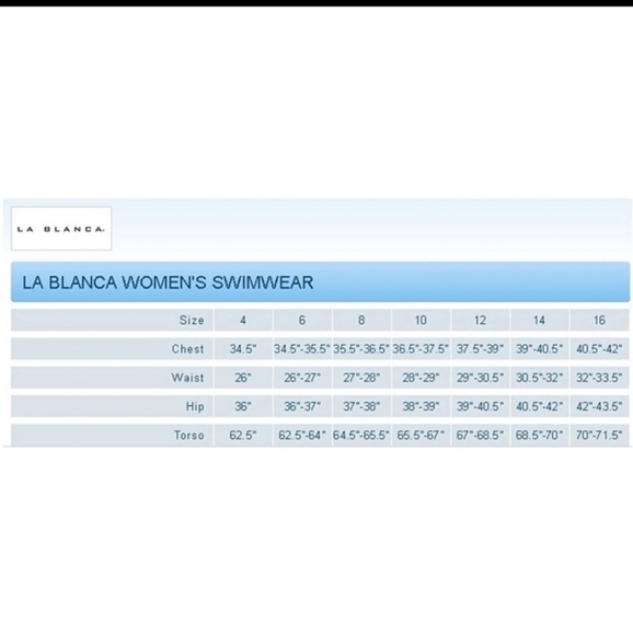 NEW La Blanca Island Goddess Blue Ruched One-Piece Swimsuit - Picture 6 of 6